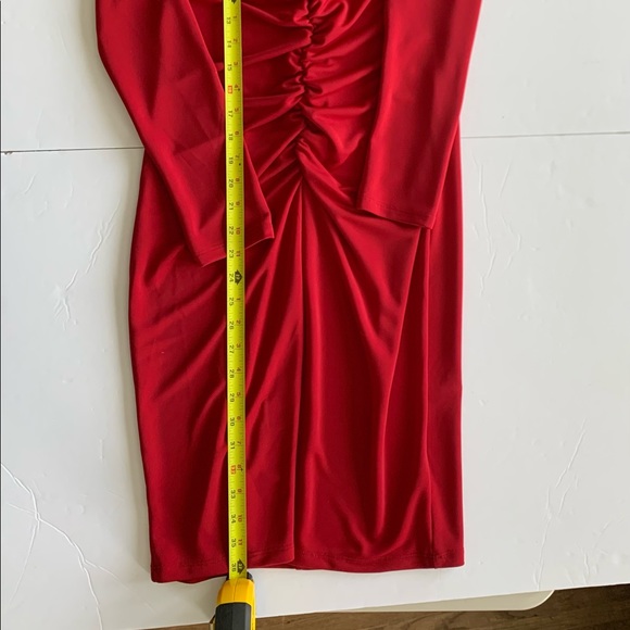 Narcisco Rodriguez Design Nation Red Dress Long sleeved - Picture 7 of 12